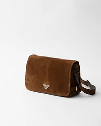 Suede shoulder bag