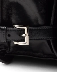 Leather shoulder bag