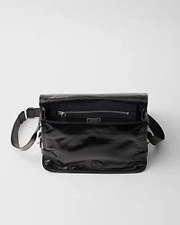 Leather shoulder bag