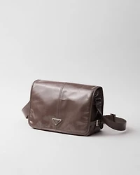 Leather shoulder bag
