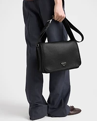 Leather shoulder bag