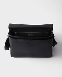 Leather shoulder bag