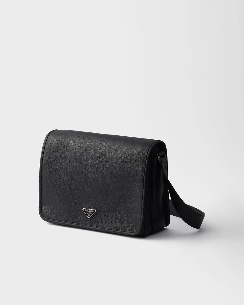 Leather shoulder bag
