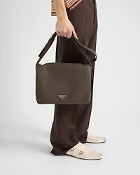 Leather shoulder bag