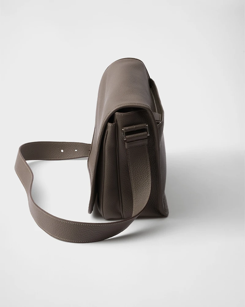 Leather shoulder bag