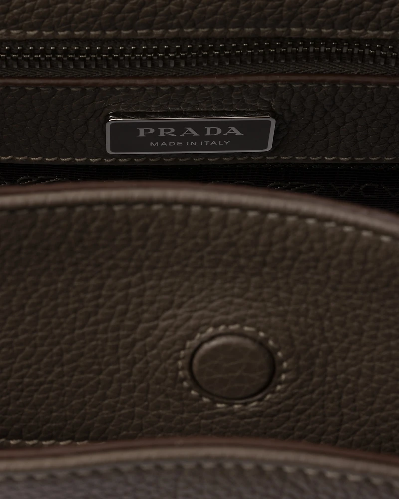 Leather shoulder bag