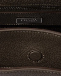 Leather shoulder bag