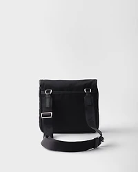 Re-Nylon and Saffiano leather shoulder bag