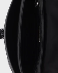 Re-Nylon and Saffiano leather shoulder bag