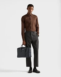 Saffiano leather work bag