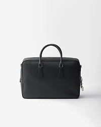 Saffiano leather work bag