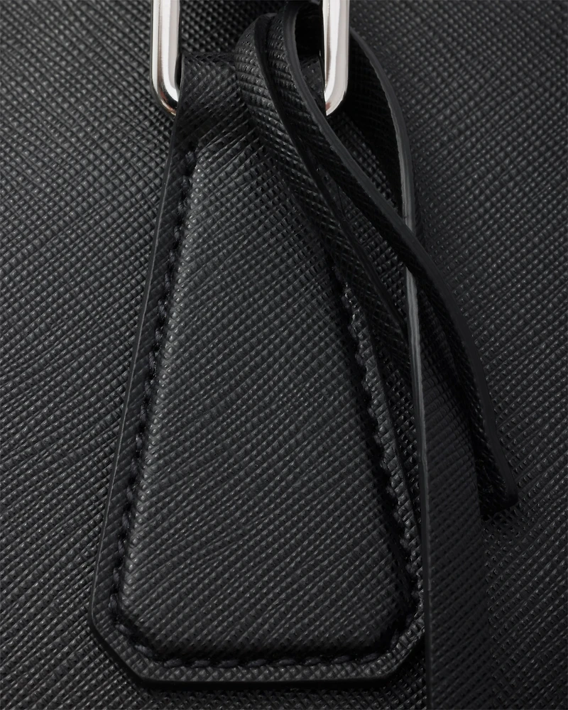 Saffiano leather work bag