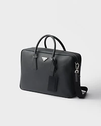 Saffiano leather work bag