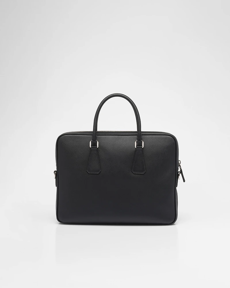 Saffiano Leather Work Bag