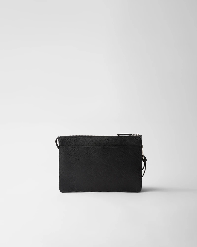 Saffiano Leather Pouch