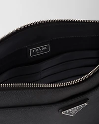 Saffiano Leather Pouch
