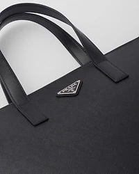 Saffiano leather tote