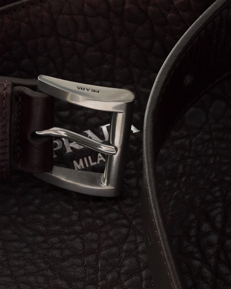 Prada Buckle nappa leather bag