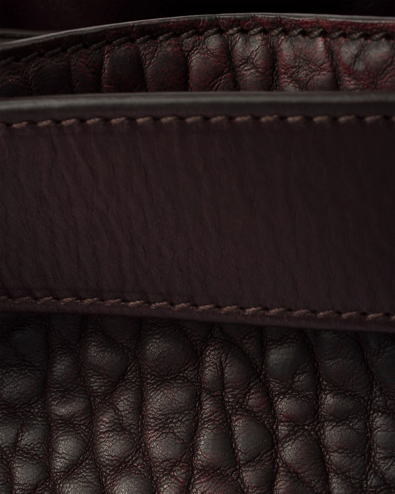 Prada Buckle nappa leather bag