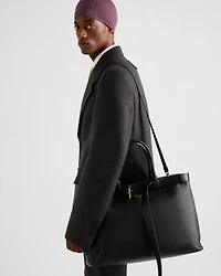 Prada Buckle leather bag with belt