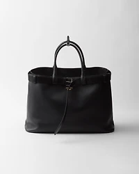Prada Buckle leather bag with belt