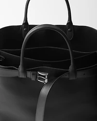 Prada Buckle leather bag with belt