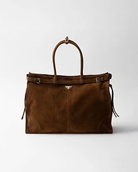 Prada Bonnie suede tote bag