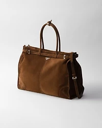 Prada Bonnie suede tote bag
