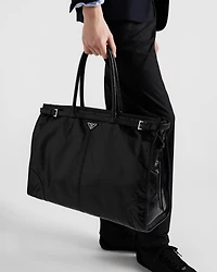 Prada Bonnie leather tote bag