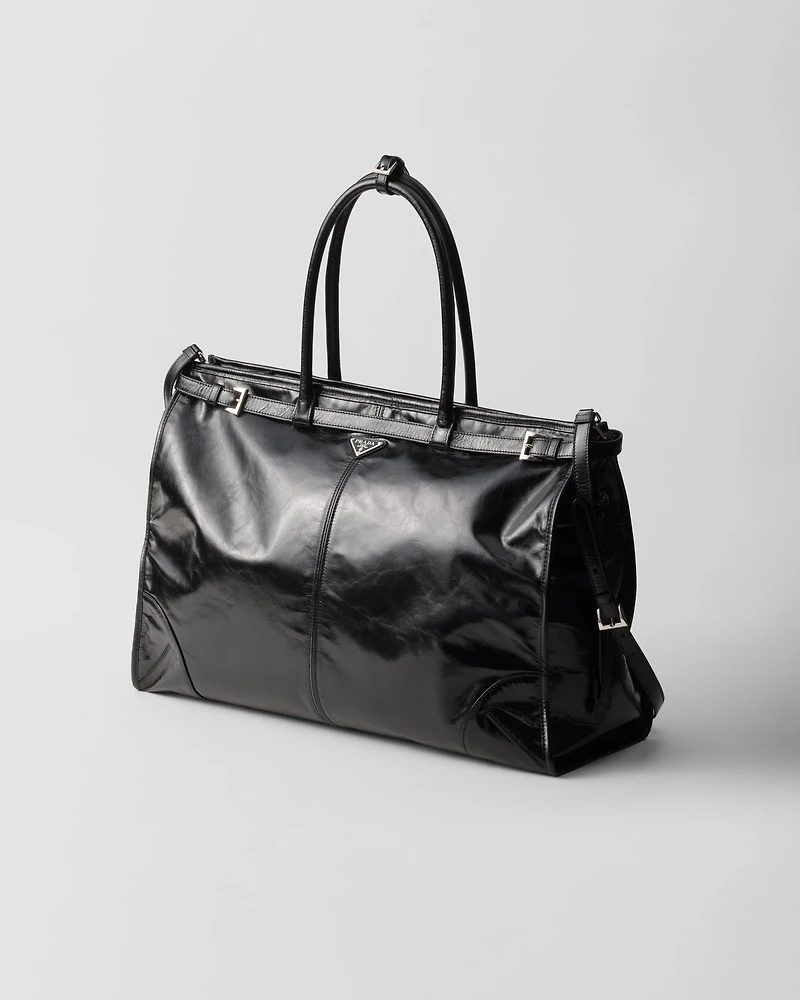Prada Bonnie leather tote bag