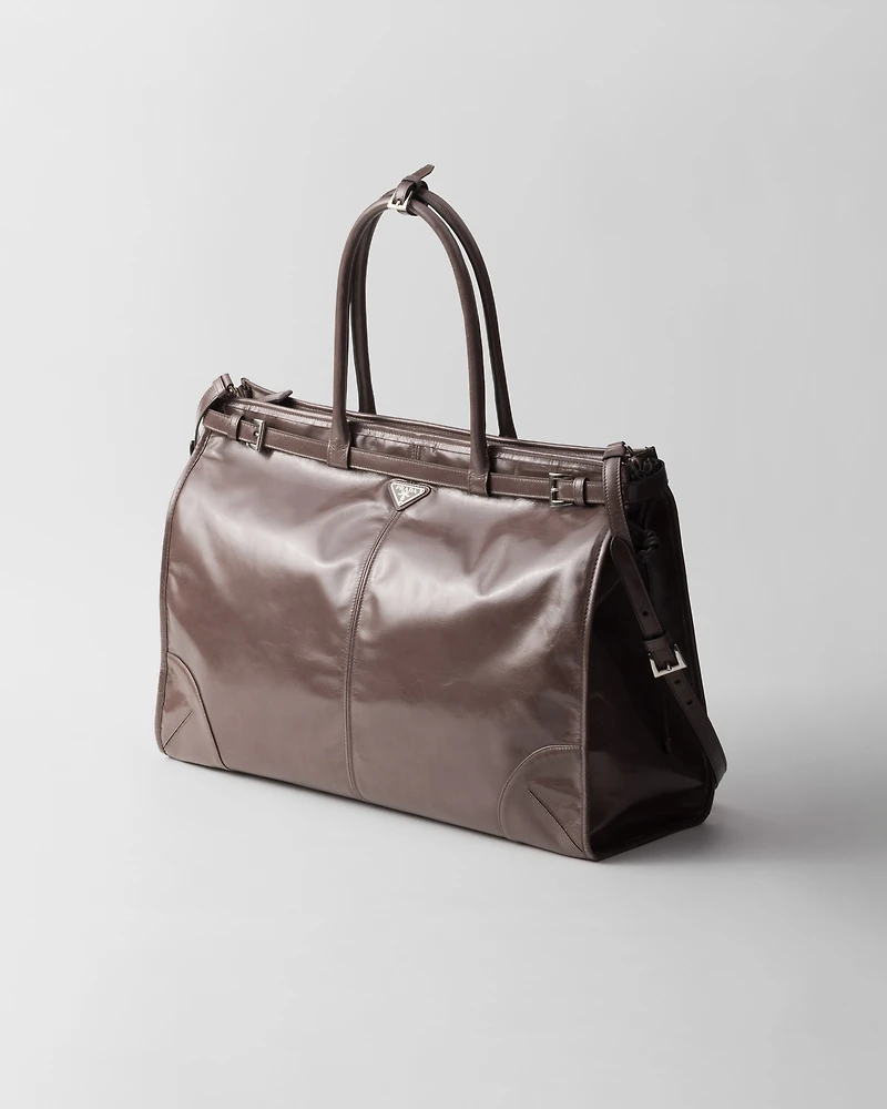 Prada Bonnie leather tote bag