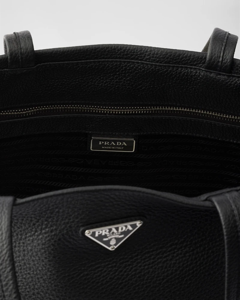 Leather tote