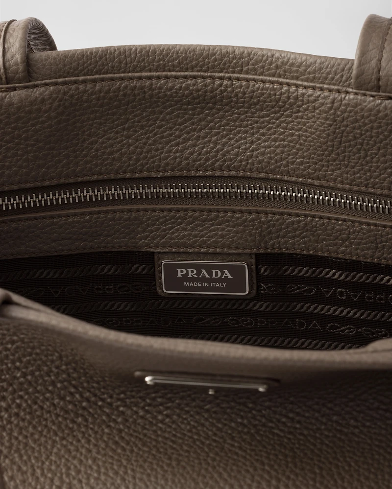 Leather tote