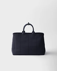 Prada Jardinière extra-large cotton canvas tote bag