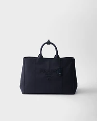 Prada Jardinière extra-large cotton canvas tote bag