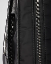Re-Nylon and Saffiano shoulder bag