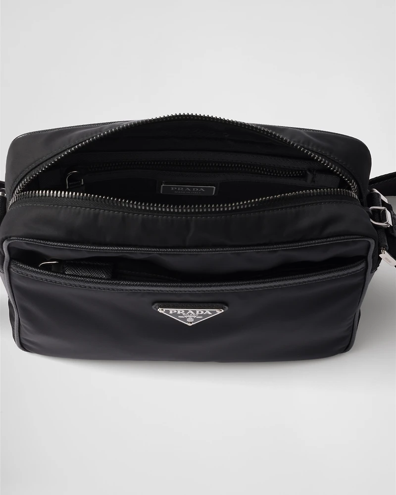 Re-Nylon and Saffiano shoulder bag