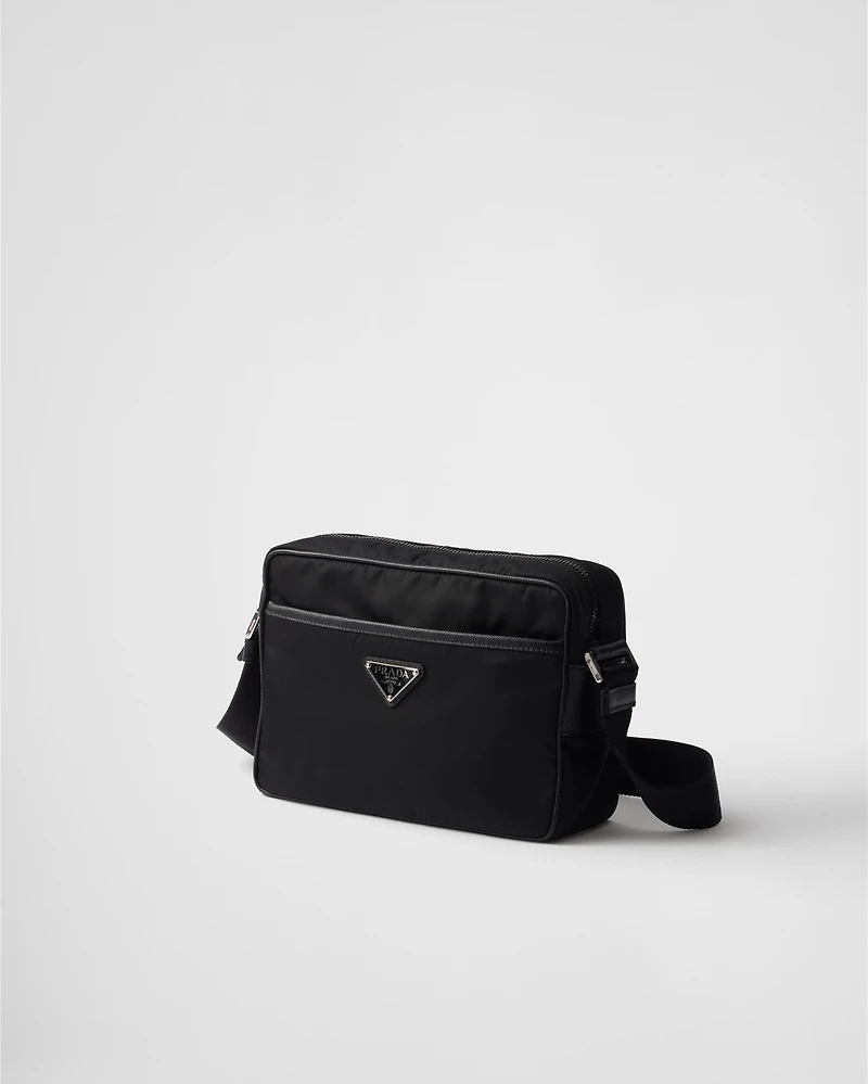 Re-Nylon and Saffiano shoulder bag