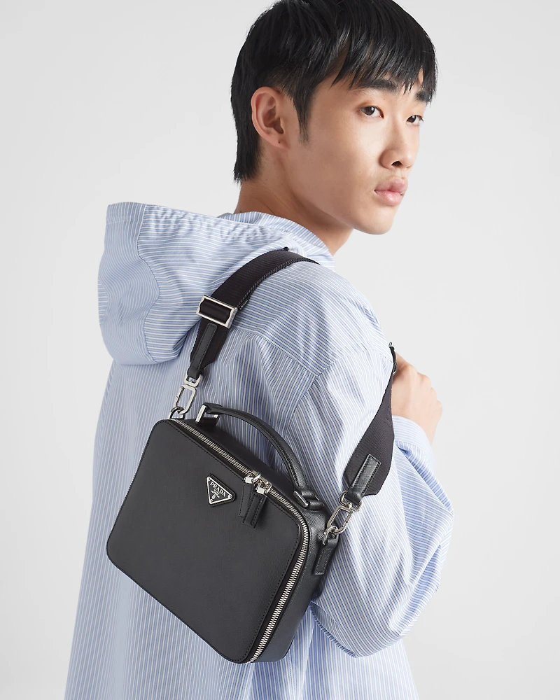 Prada Brique medium Saffiano leather bag