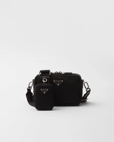 Prada Brique Re-Nylon and Saffiano leather bag