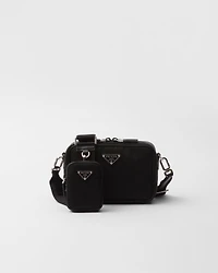 Prada Brique Re-Nylon and Saffiano leather bag