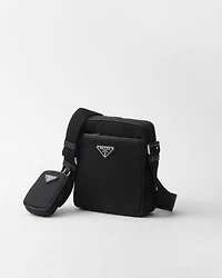 Re-Nylon and Saffiano shoulder bag