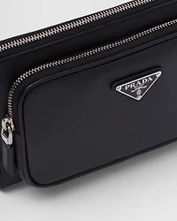 Saffiano leather belt bag