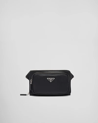 Saffiano leather belt bag