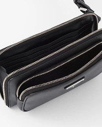 Saffiano leather belt bag