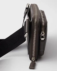 Saffiano leather belt bag