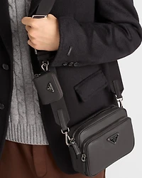 Saffiano leather shoulder bag