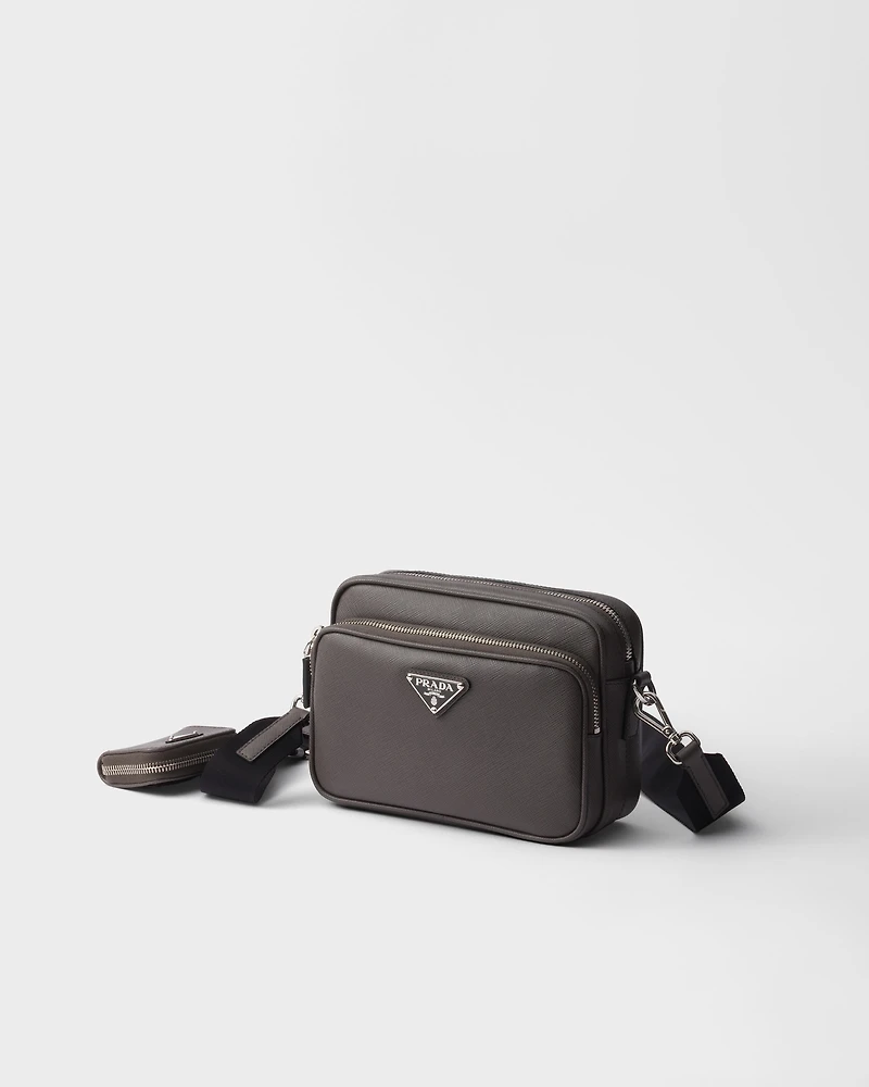 Saffiano leather shoulder bag
