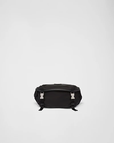Re-Nylon and Saffiano leather shoulder bag