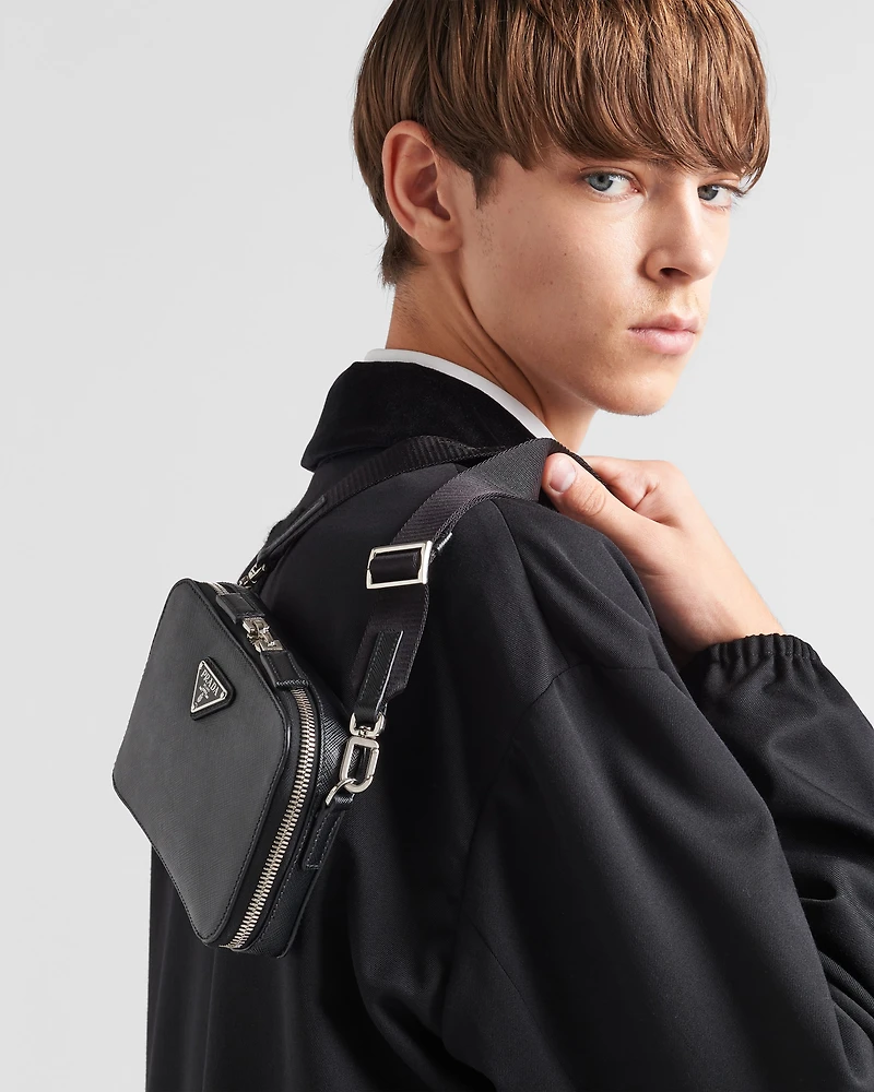 Prada Brique Saffiano leather bag